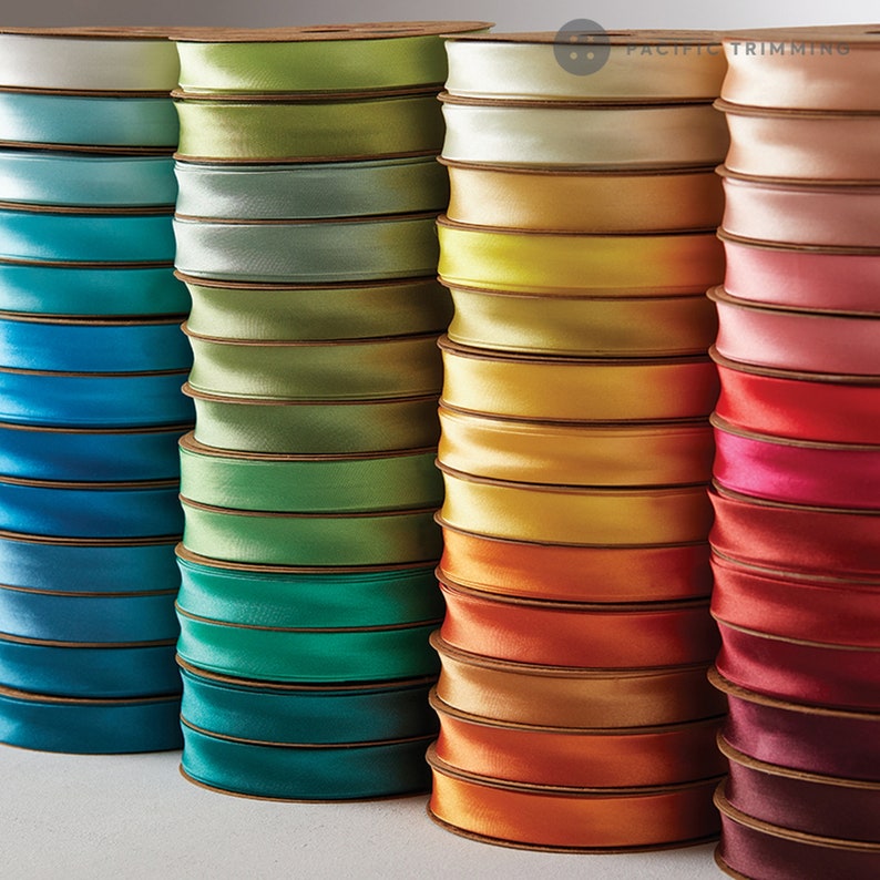 Biyelli 3/4" Satin Bias Tape 99 Colors