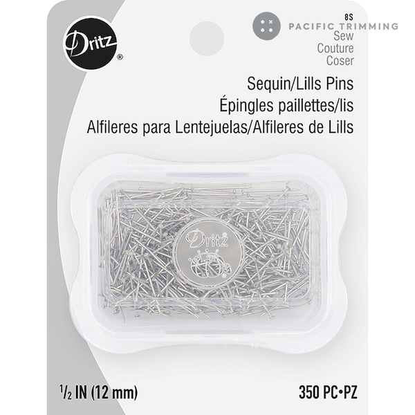 Dritz 1/2 Inch Sequin/Lills Pins - 350pc