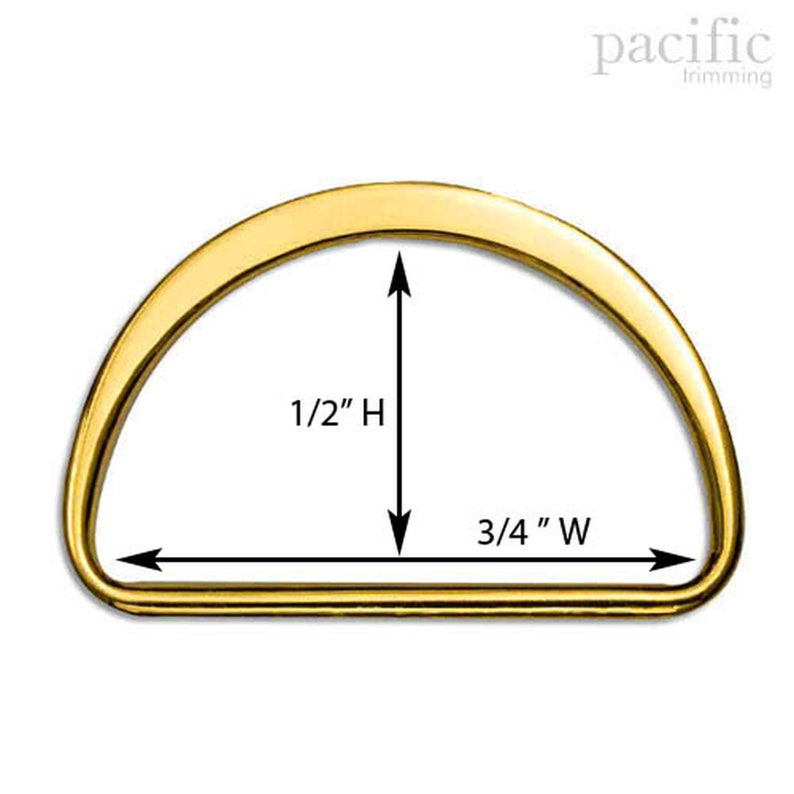 Metal D-Ring A -Style - 150104 Multiple Sizes & Colors