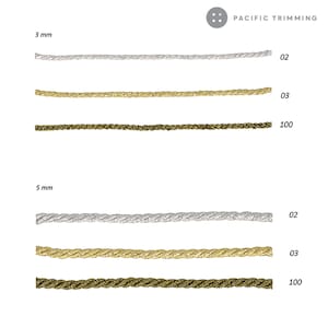 Premium Quality Lurex Twist Cord