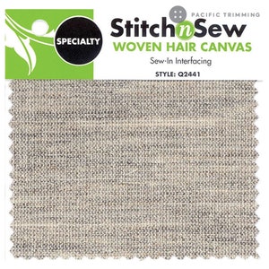 StitchnSew Woven Hair Canvas Sew-in Natural 23 inch Wide