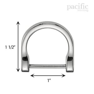 1&quot; Horseshoe Shape D Rings Screw in Shackle 170136