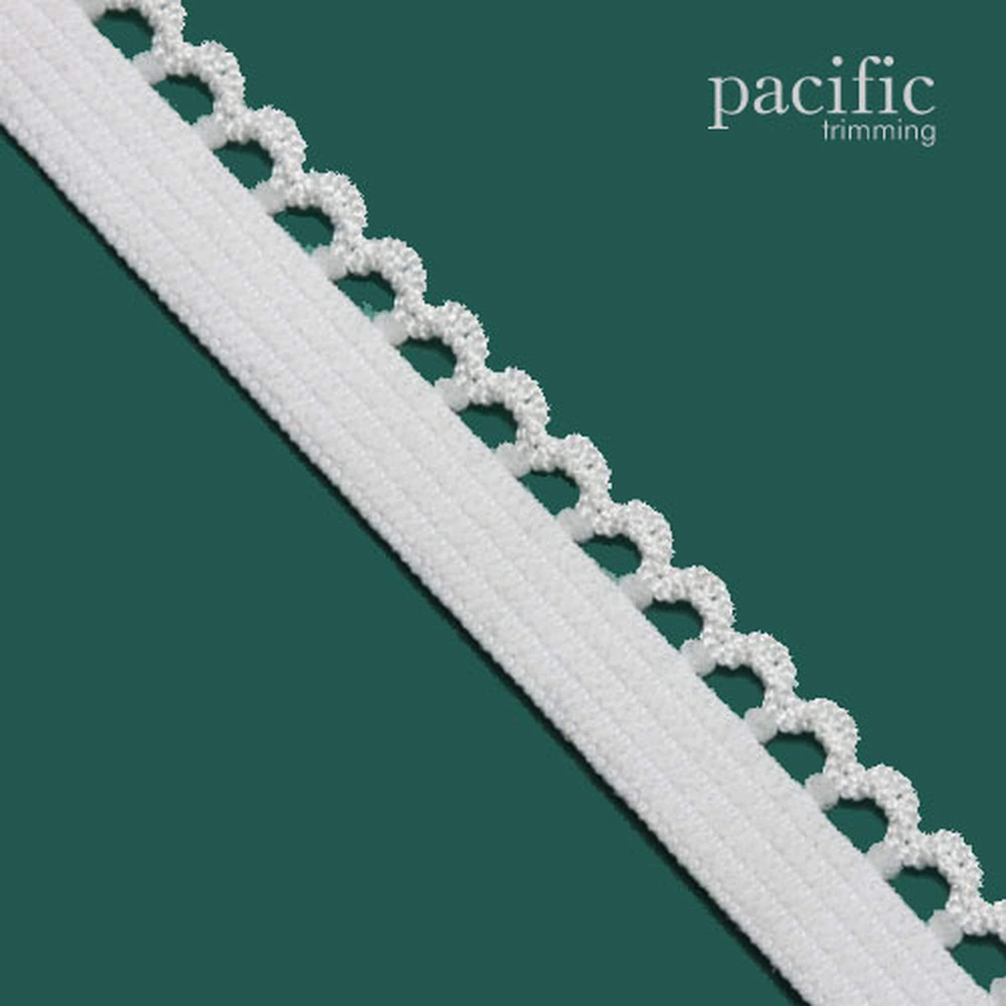 Picot Decorative Elastic Lace Band Fabric Lace Tape for Lingerie Dress  Sewing - China Woven Lace Ribbon and Lace Fabric Webbing price