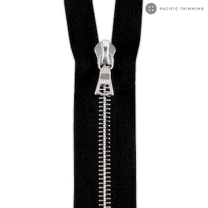 riri M8 One Way Nickel Teeth Metal Zipper *Custom Cut to Length*