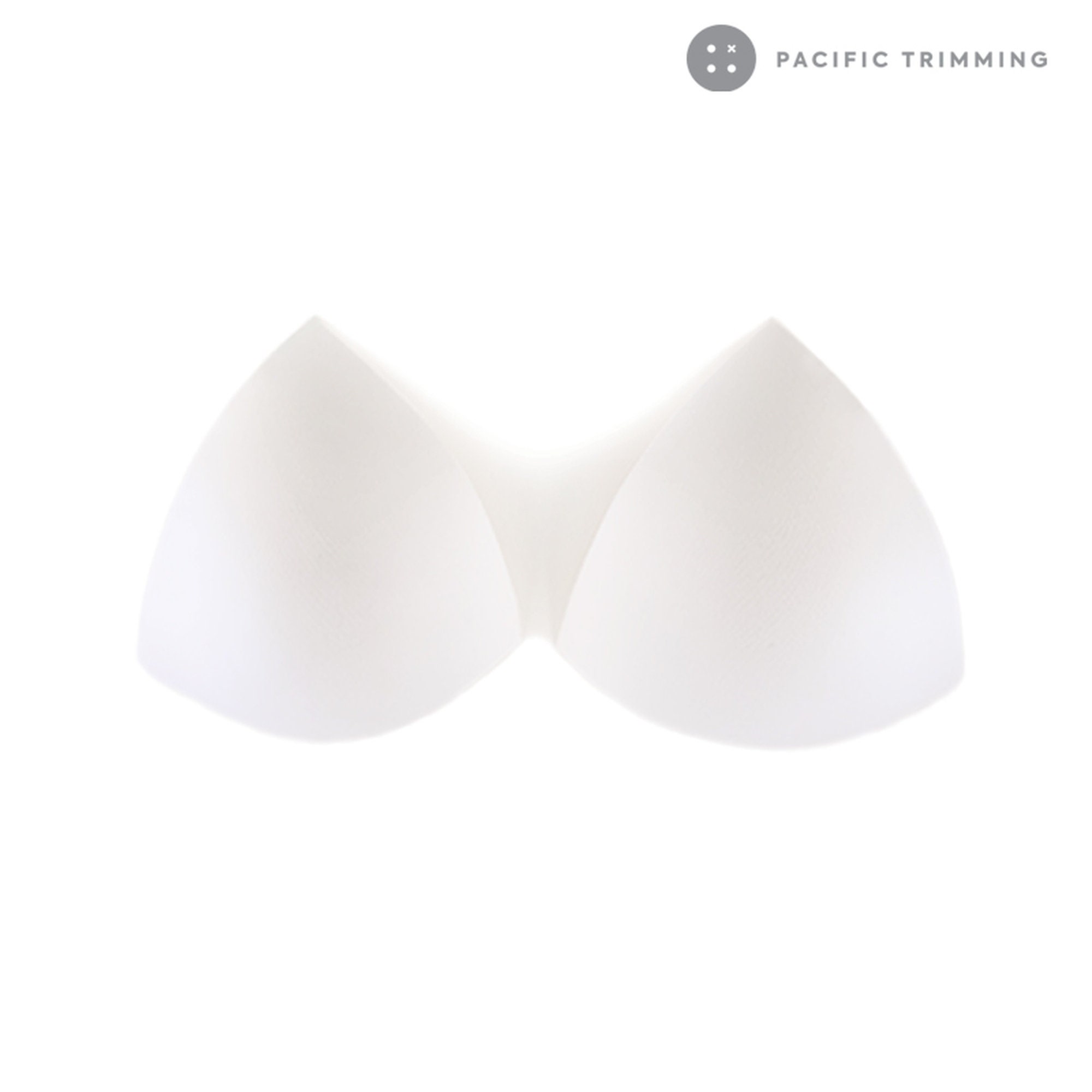 Satiny Tricot Covered Push-up Triangle Bra Cups for Bra, Gown, Swimsuit,  Wedding, Prom. Sew-in White, Size C -  Canada