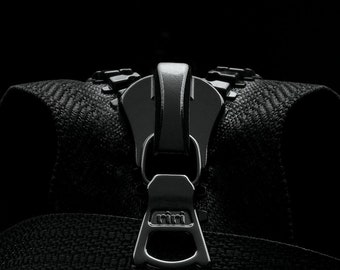riri Riri Zipper, Metal 8, Black Tape, Pastel Teeth Odds & End