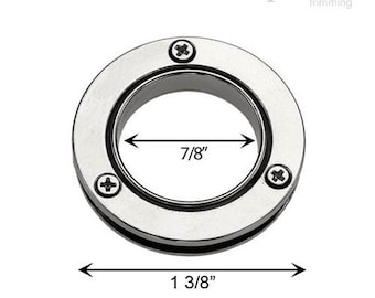 Œillet ovale de 3/4pouce, enclenchement oblong, finition nickel brillant, aucun  outil nécessaire, 2ensembles, 19mm, fabrication de sac à main, EGR-AA017 -   France