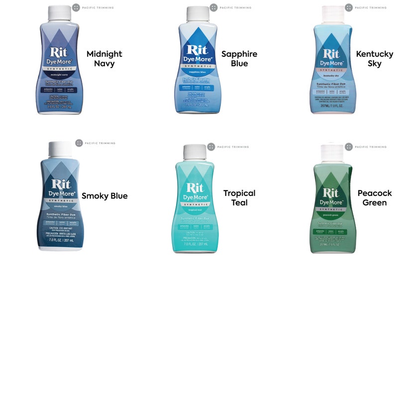 Rit Dye More Synthetic Fiber Dye All Colors Etsy