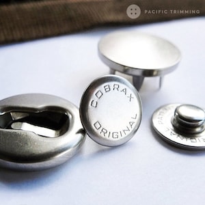 Cobrax Tra In - (Cap 17mm) Snap Fastener Button