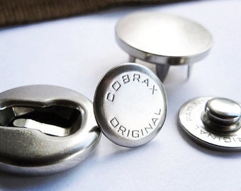 Cobrax Tra In - (Cap 17mm) Snap Fastener Button