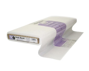 HeatnBond Sheer Weight Tricot Fusible, White 20 inch Wide