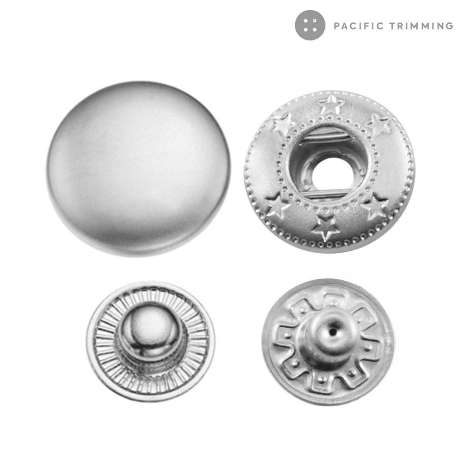 Snap Sizes Spring Premium Quality Standard Spring Snap Fastener Multiple Colors and Sizes ...