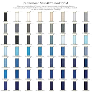 Gutermann Sew All Thread 100M 315 Colors