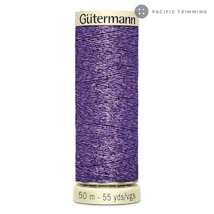 Gutermann Metallic Thread 50M Multiple Colors