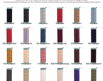 Gutermann Silk Twist Thread 30m Multiple Colors