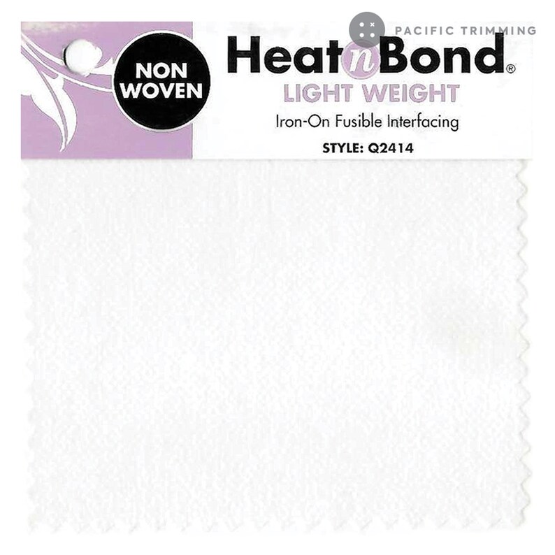 HeatnBond Light Weight Non-Woven Fusible, White 20 inch Wide