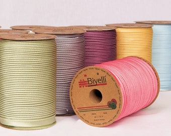 Biyelli 1/2" Satin Piping Tape Multiple Colors