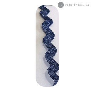 Metallic Ric Rac Trim Metallic Ric Rac Rick Rack Trim Multiple Colors and Sizes - Etsy