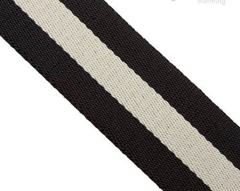 38mm gestreepte polyester webbing: 360084WB