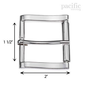 1 1/2&quot; Metal Roller Buckle 160350 Multiple Colors