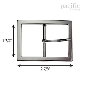 1 3/4&quot; Metal Buckle - 2 Colors Available - 160247