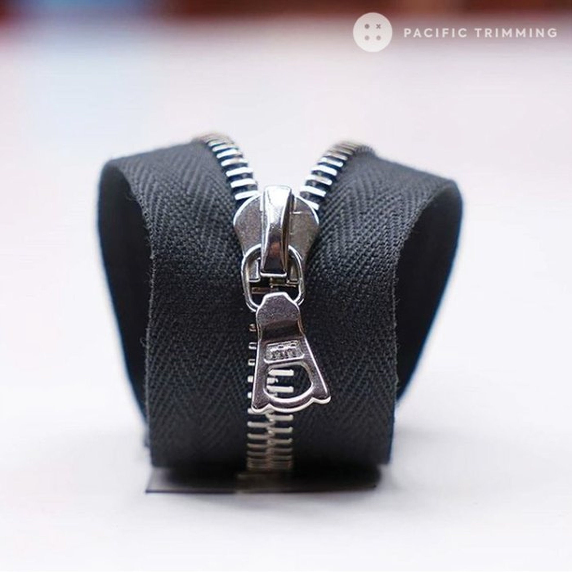 Riri M8 One Way Nickel Teeth Metal Zipper *custom Cut to