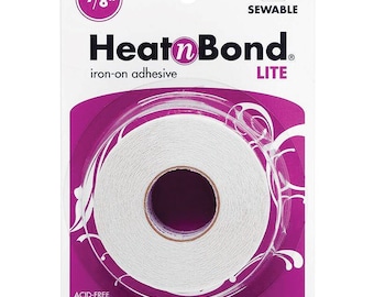 HeatnBond Lite Iron-On Adhesive Tape, 7/8 in x 10yds