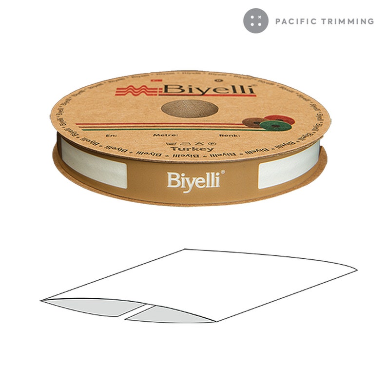 Biyelli 3/4" Satin Bias Tape 99 Colors