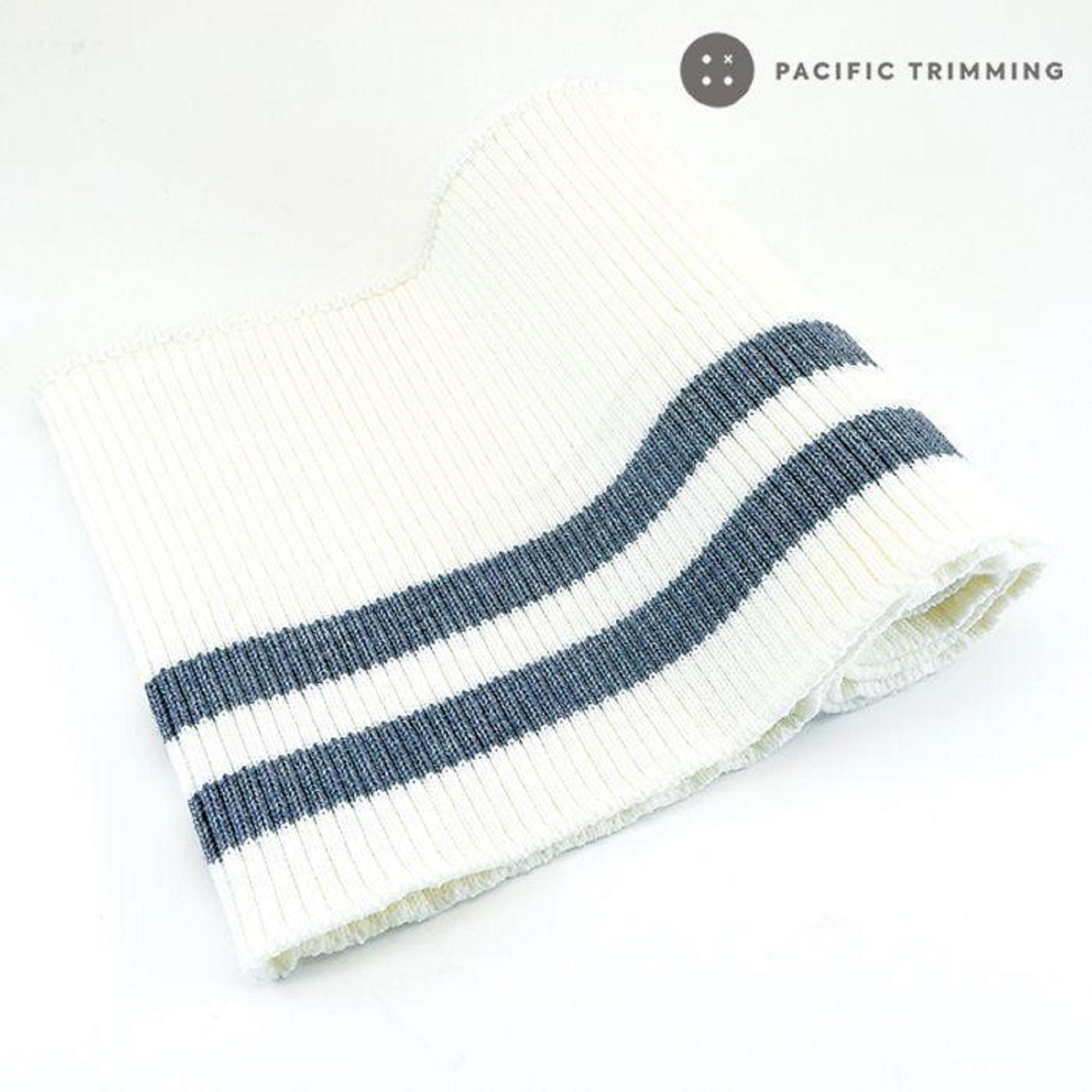 Chunky Two Line Striped Rib Knit Multiple Colors - Etsy