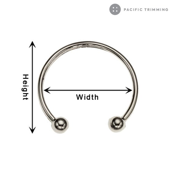 Metal Ball Horseshoe Shape Metal Accessories