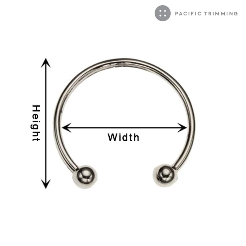 Metal Ball Horseshoe Shape Metal Accessories