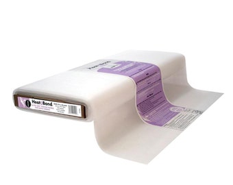 HeatnBond Ultra Soft Woven Fusible for Batik Fabrics White 19 inch Wide