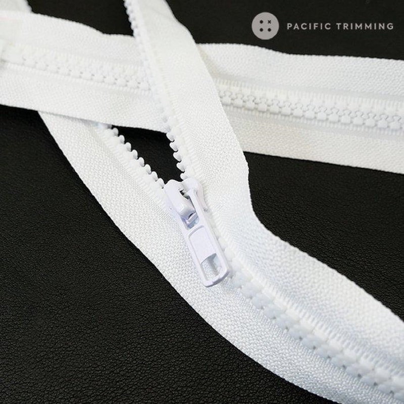 White Zipper - Etsy