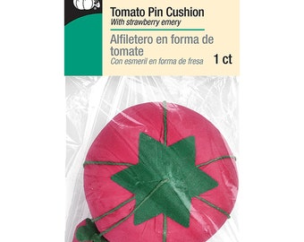 Dritz Tomato Pin Cushion with Strawberry Emery