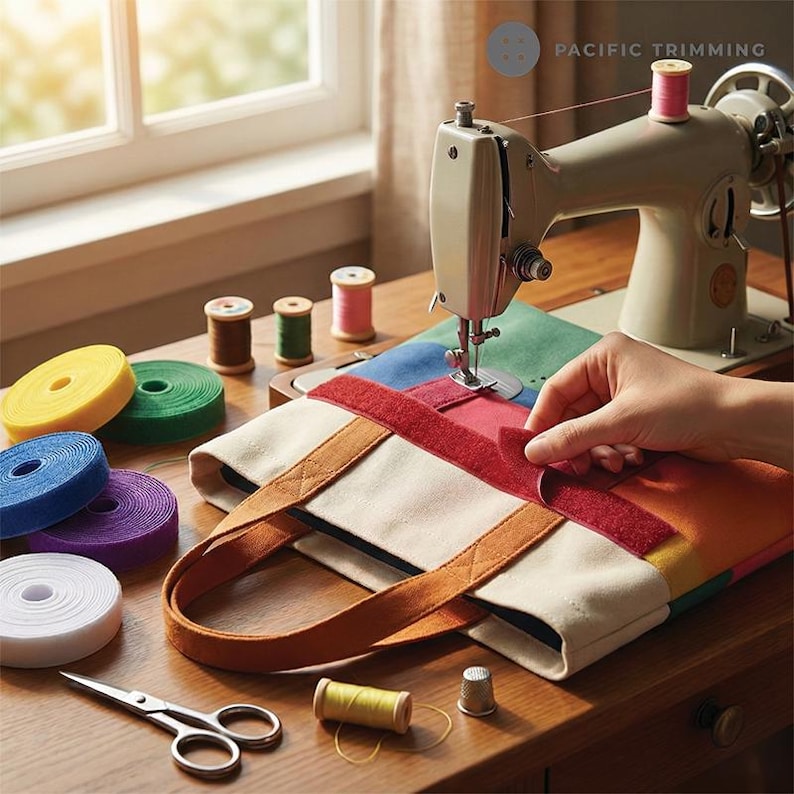 3/4", 1" Premium Quality Velcro Sew on Hook and Loop Fastener Tape Multiple Colors image 1