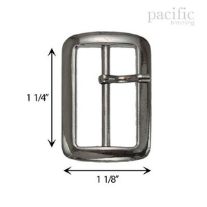 1 1/4&quot; Metal Buckle 160283 Multiple Colors