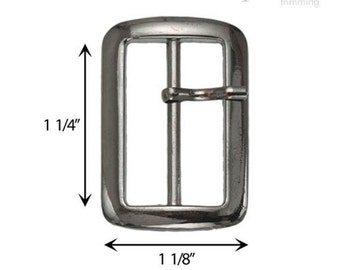 1 1/4" Metal Buckle 160283 Multiple Colors