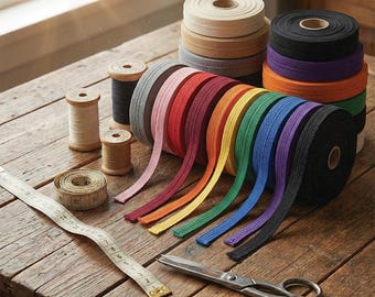 Standard Braided Elastic Band Multiple Colors and Sizes