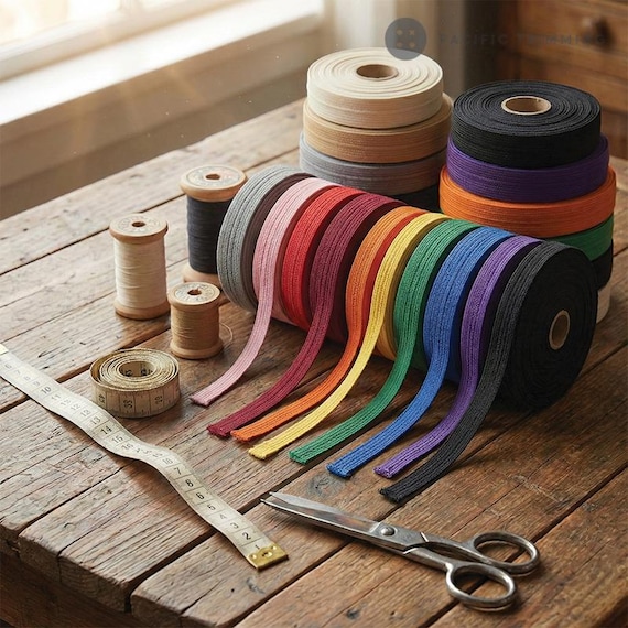 Standard Braided Elastic Band Multiple Colors and Sizes