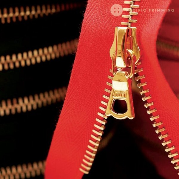 Gold Teeth Zipper Etsy