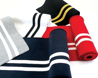 Two Line Striped Rib Knit Multiple Colors - Etsy