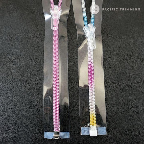 Tanstic 121 pezzi (11 set) 33 yards 3 Nylon Coil Zippers with Zipper