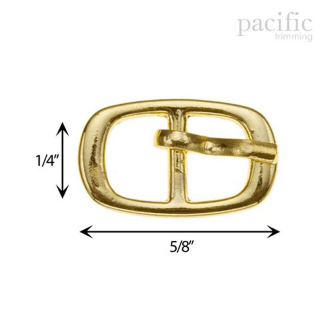 1/4 Metal Shoe Buckle 160325 Etsy