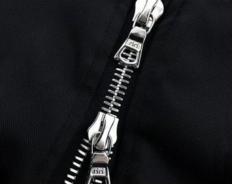 riri M6 Two Way Nickel Teeth Metal Zipper *Custom Cut to Length*