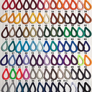 Cordino elastico standard da 3 mm 1/8 di pollice, colori multipli