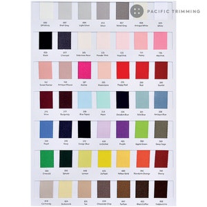 3/4&quot;, 1&quot; Polyester Herringbone Twill Tape Multiple Colors