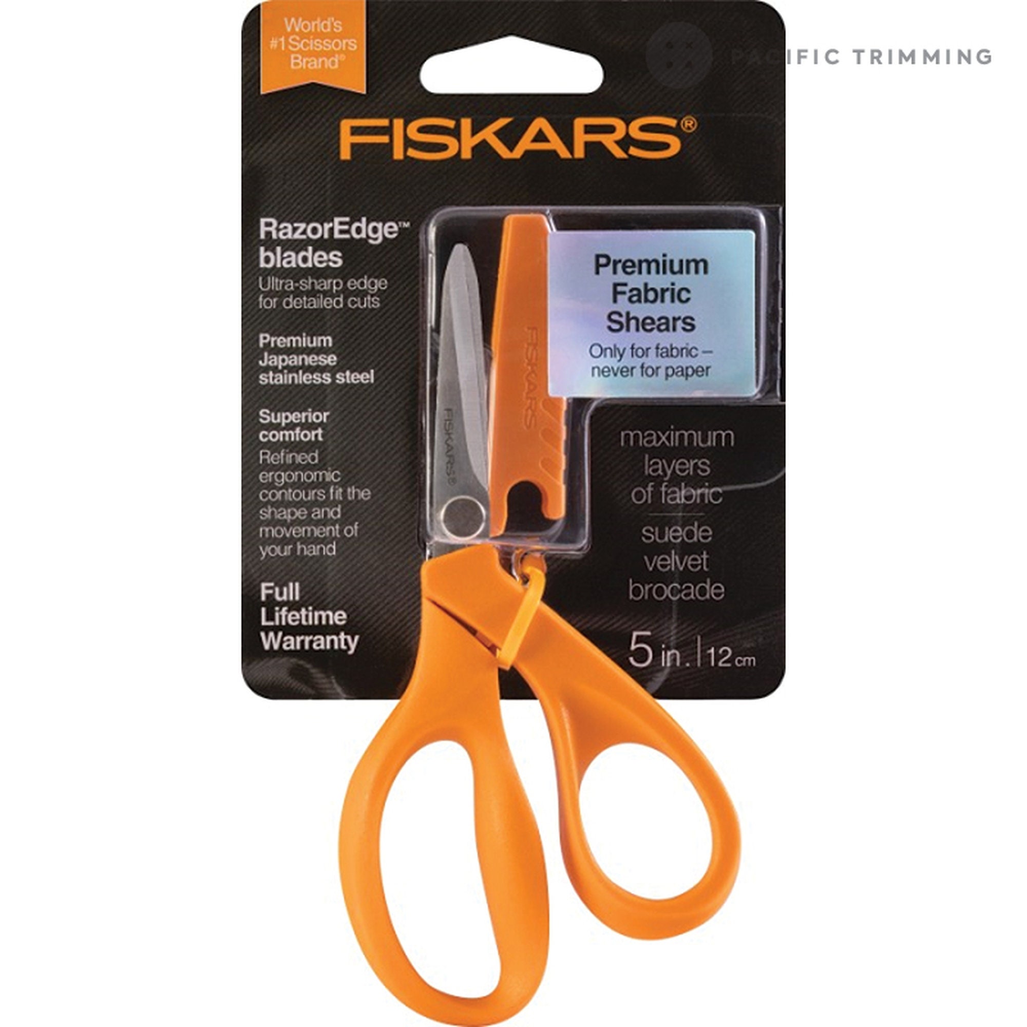 Fiskars 8 Inch Premier Softgrip Titanium Straight Scissors Best  Professional Fabric Scissors Sewing Quilting Embroidery Craft Shears 