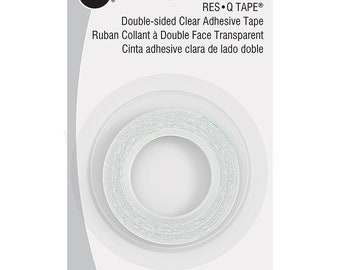 Dritz RES-Q-TAPE Ruban adhésif double face transparent 3/4" x 5 verges