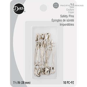 Dritz 1 1/2 Inch Safety Pins - 10pc