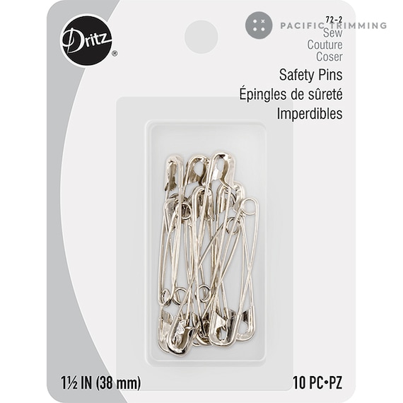 Dritz 1 1/2 Inch Safety Pins 10pc 